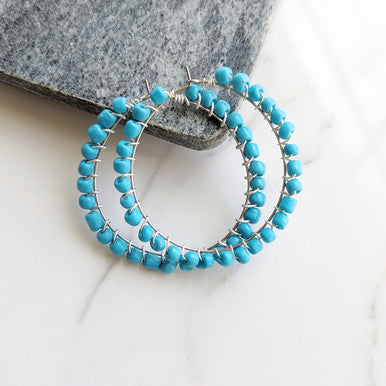 Turquoise Sedona Hoop