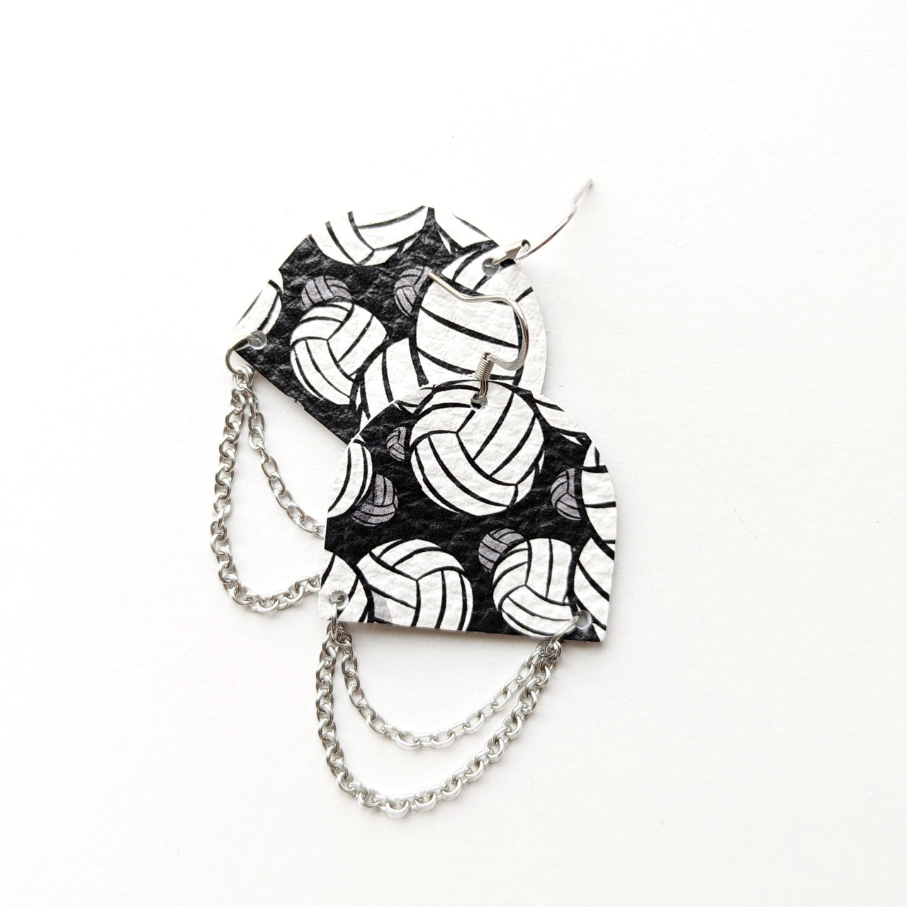 Sports Glam Leather Earring