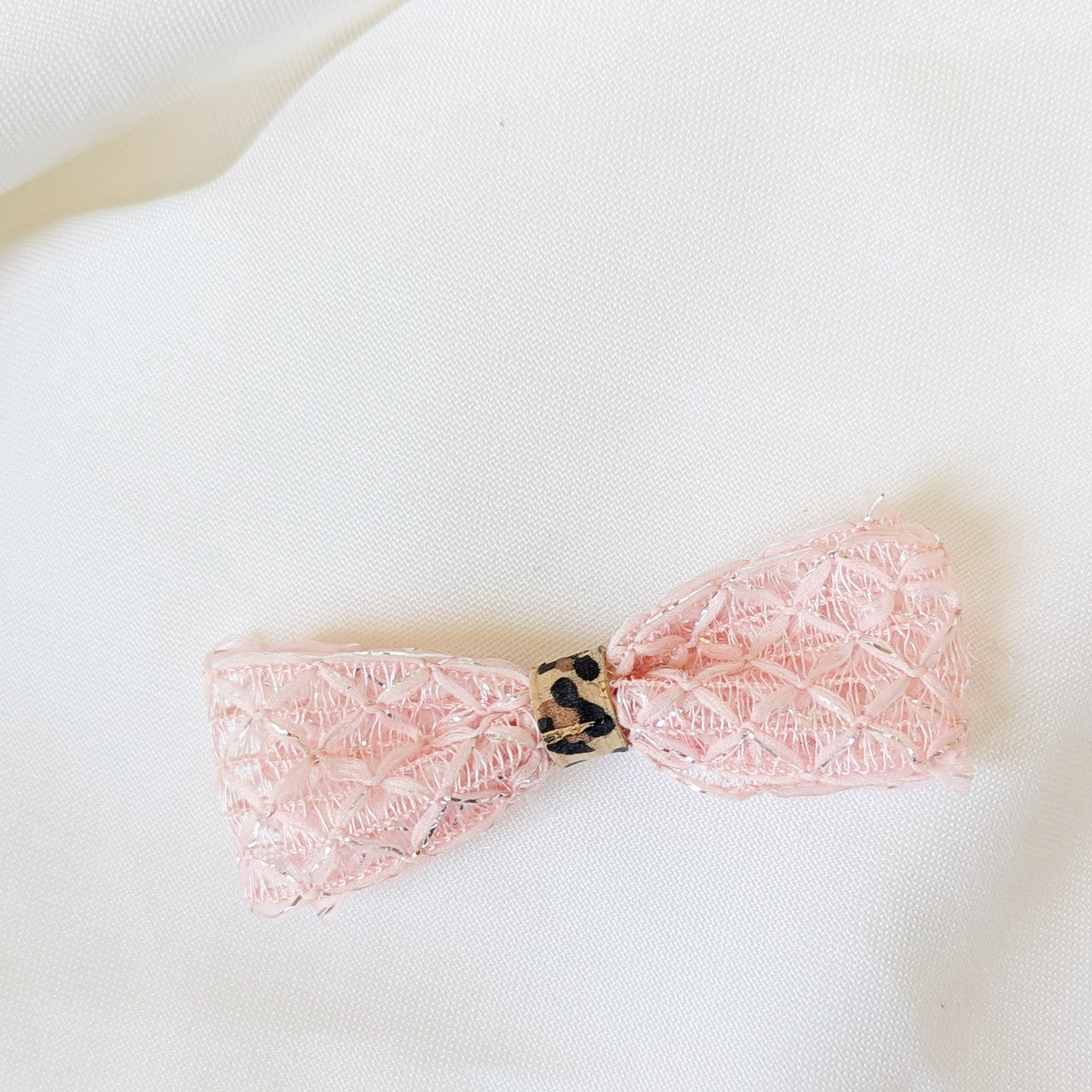 Blushing Leopard Bow Set