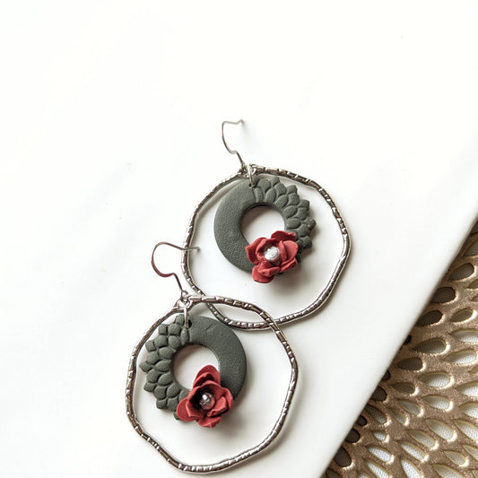 Josilyn Christmas Hoop Earring