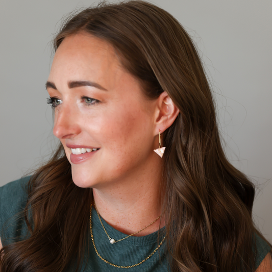 Sun Catcher Hoop Earring