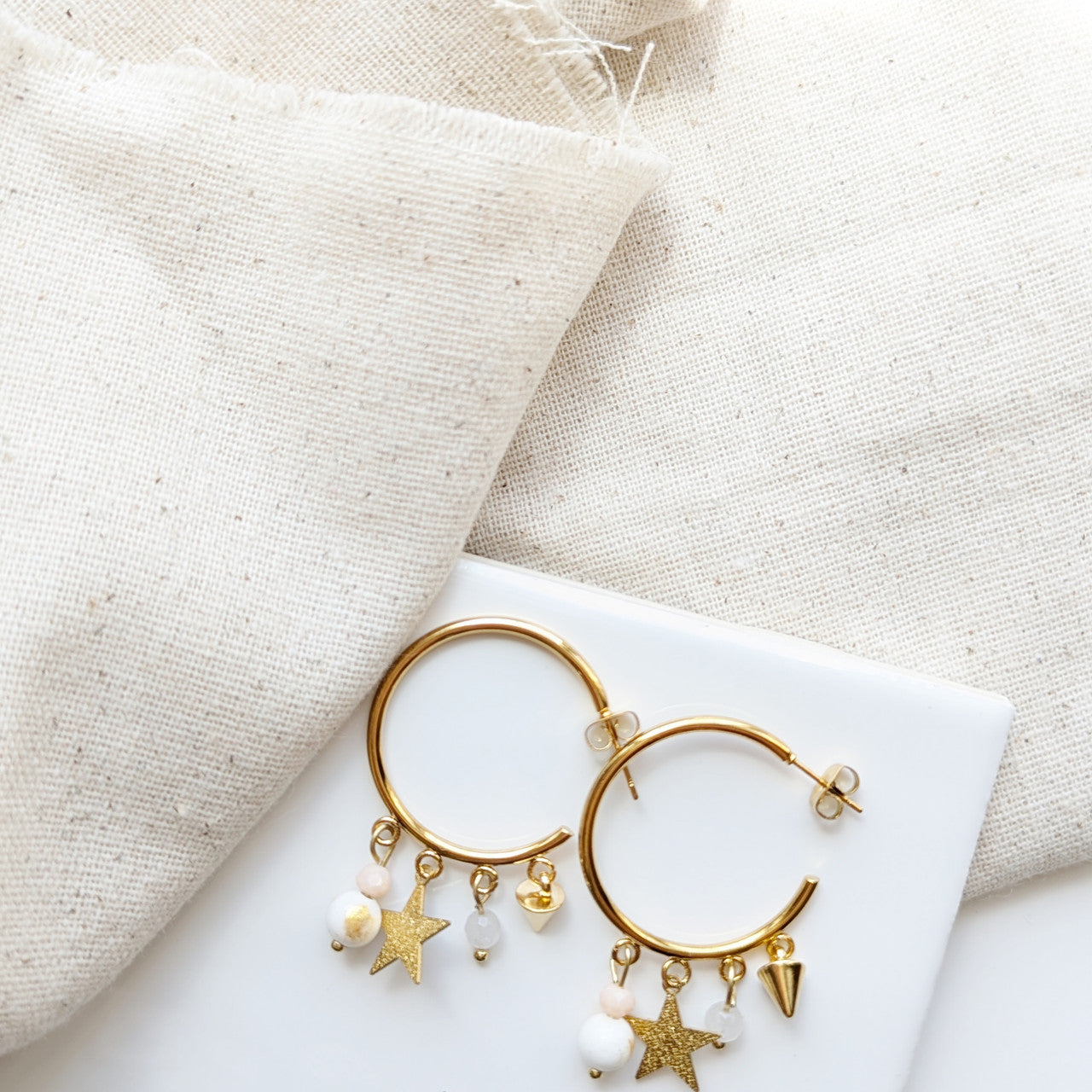 Stardust Hoop Earring