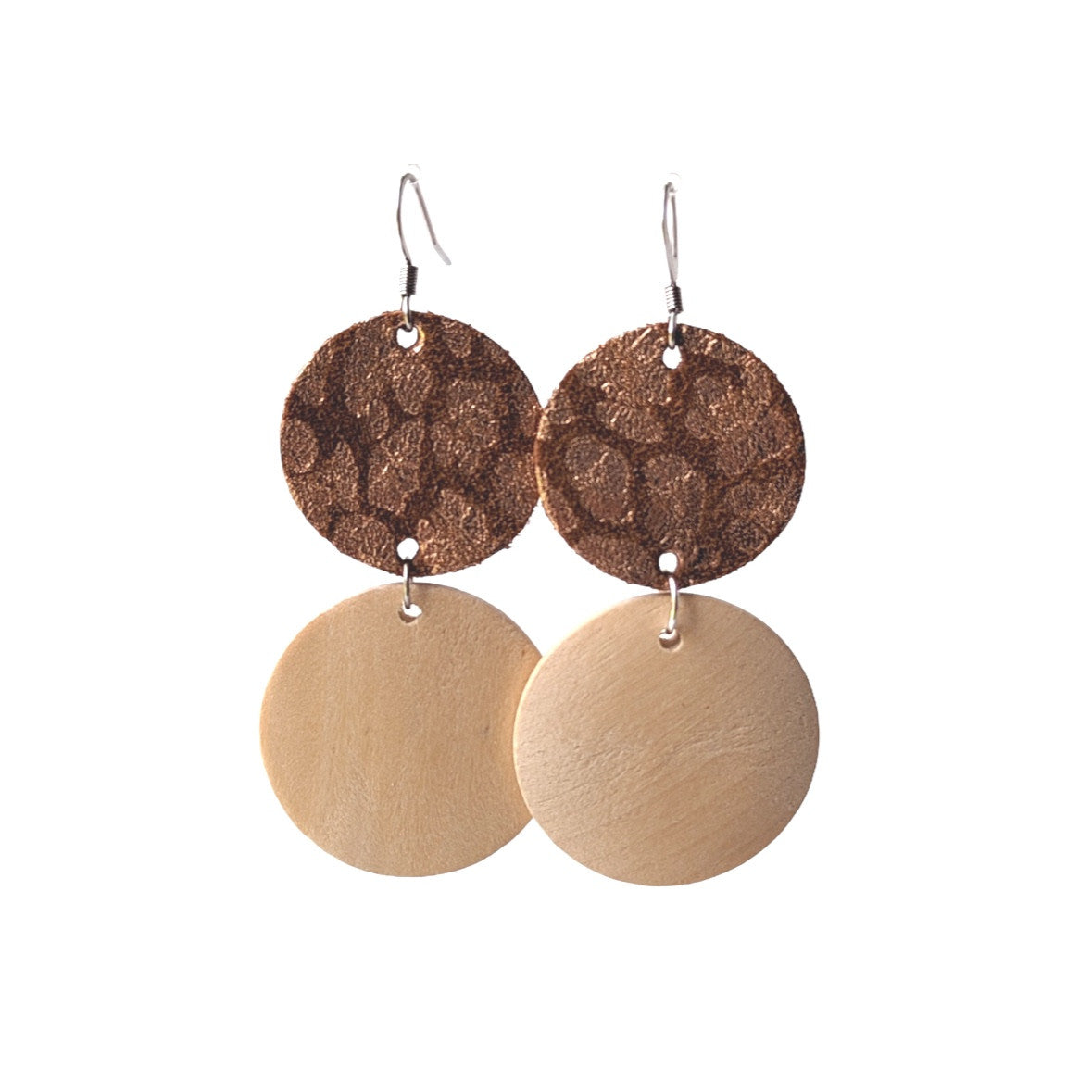 Rose Gold Leopard Kara Earring