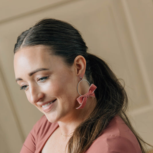 Velvet Raspberry Beau Earring