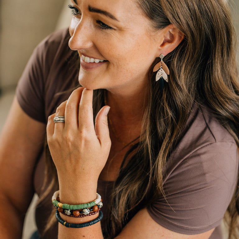 Olive & Jasper Beaded Bracelets