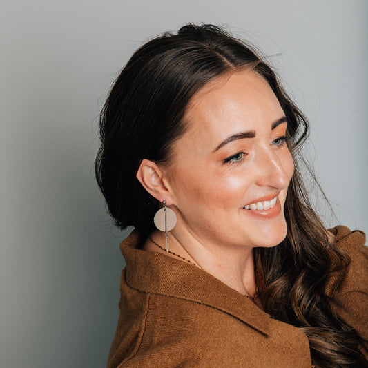 Taupe Linny Earring