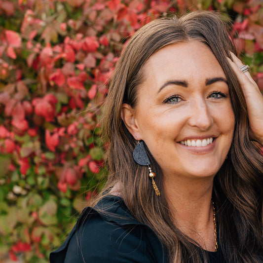 Alisha Leather Earring