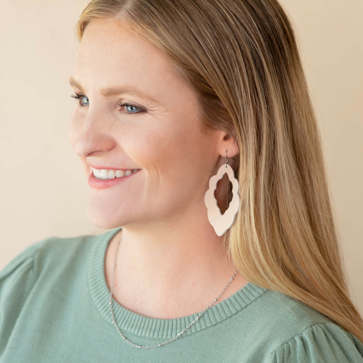 Nude Signature Leather Earring