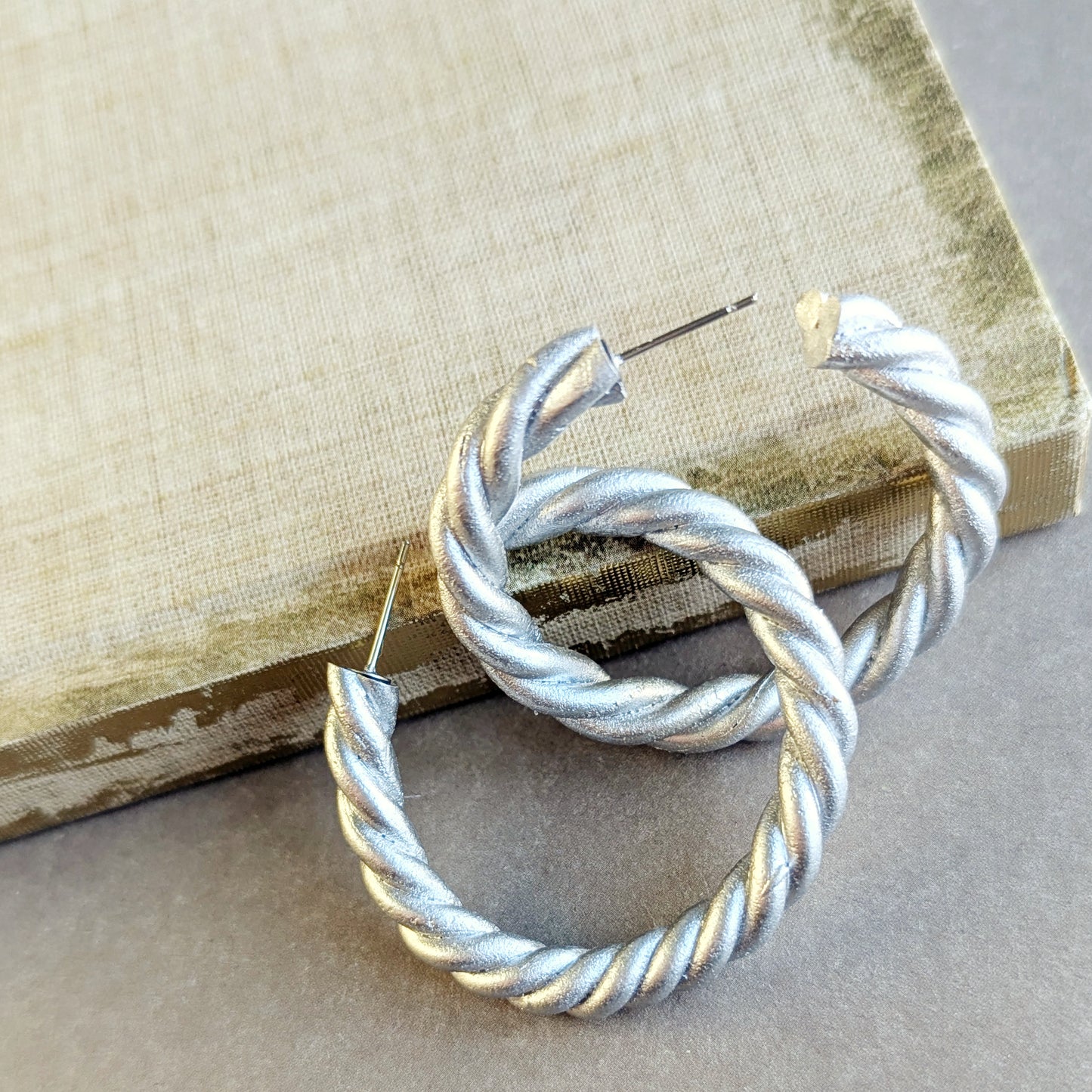 Richelle Clay Hoop Earring