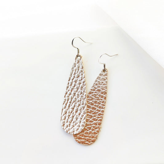 Champagne Tear Drop Earring