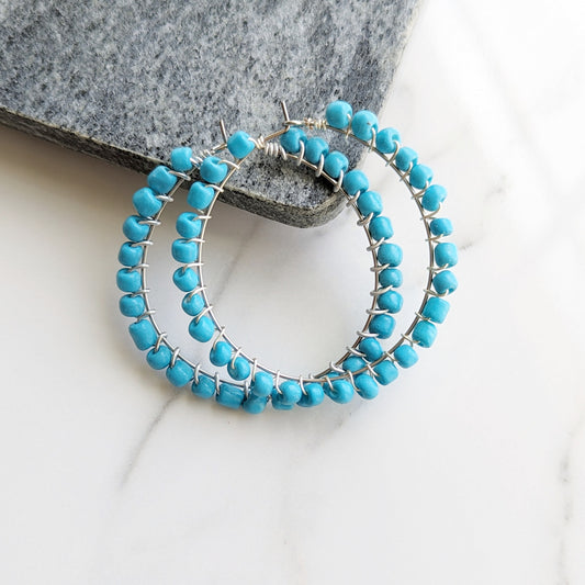 Turquoise Sedona Hoop