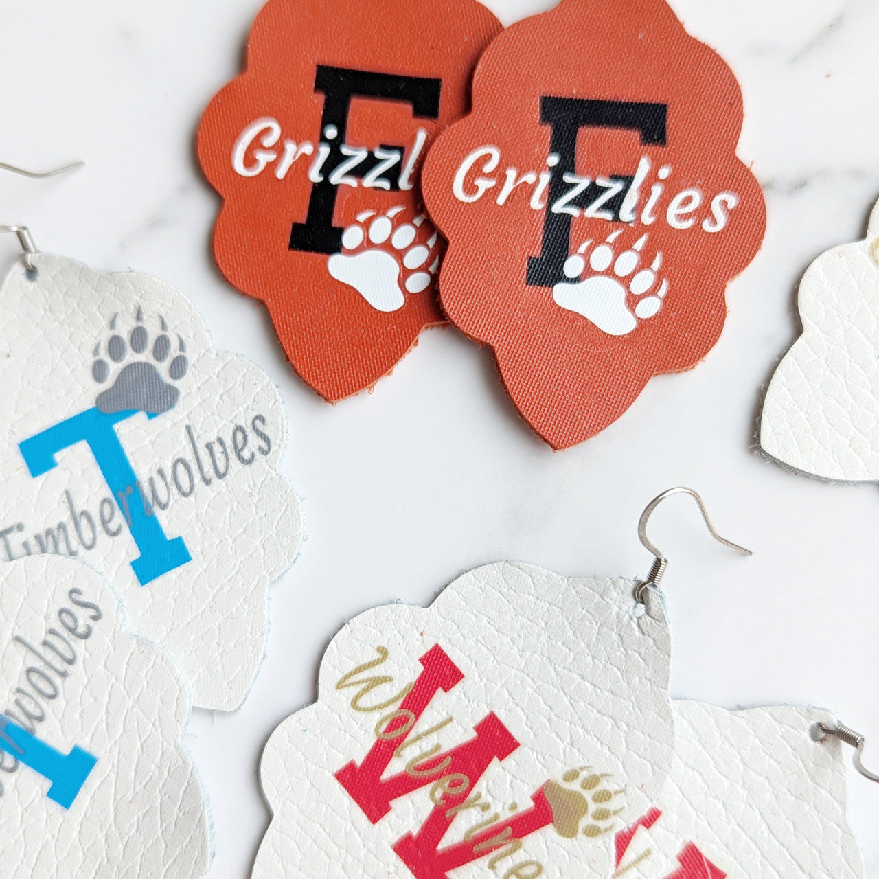 Mascot & School Name Signature Large Solid