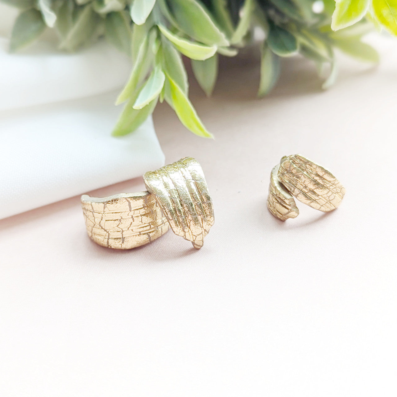 Tyfini Clay Huggie Hoops