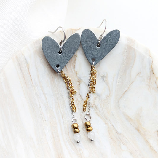 Kristen Leather Earring