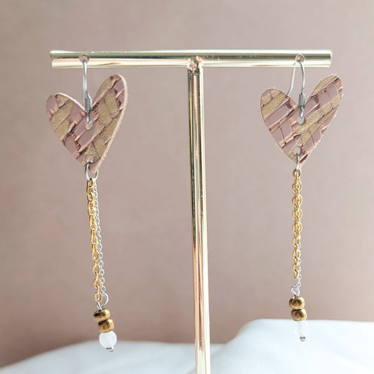 Kristen Leather Earring
