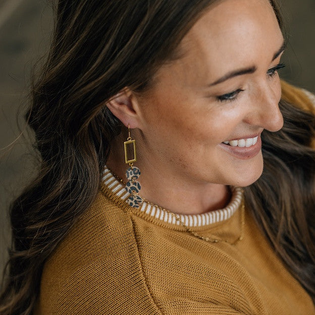 Leopard Jen Earring