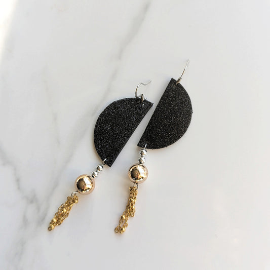 Alisha Leather Earring