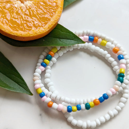 Sunset Stack Beaded Bracelets