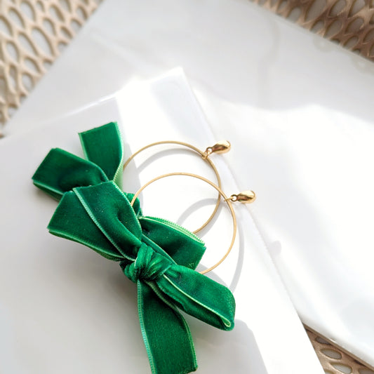 Velvet Evergreen Beau Earring