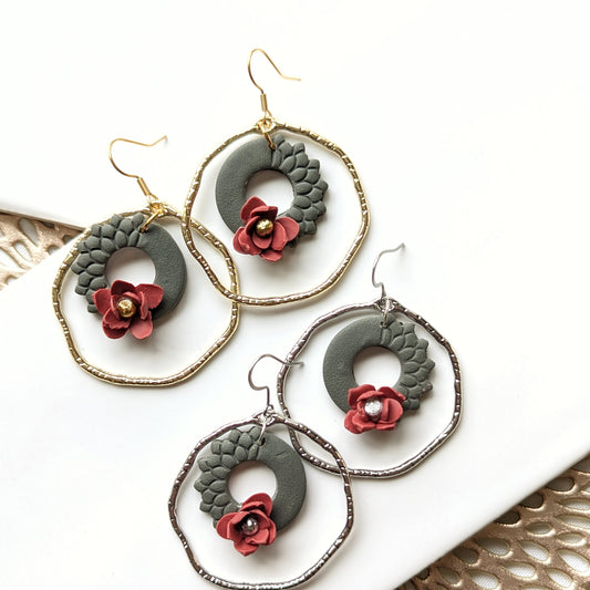 Josilyn Christmas Hoop Earring