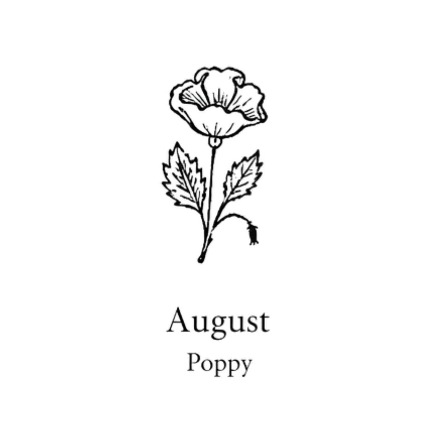 Birth Flower Necklace