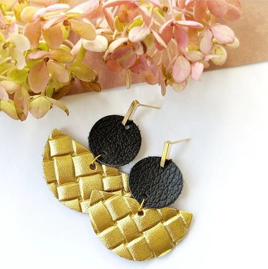 Becca Leather Earring