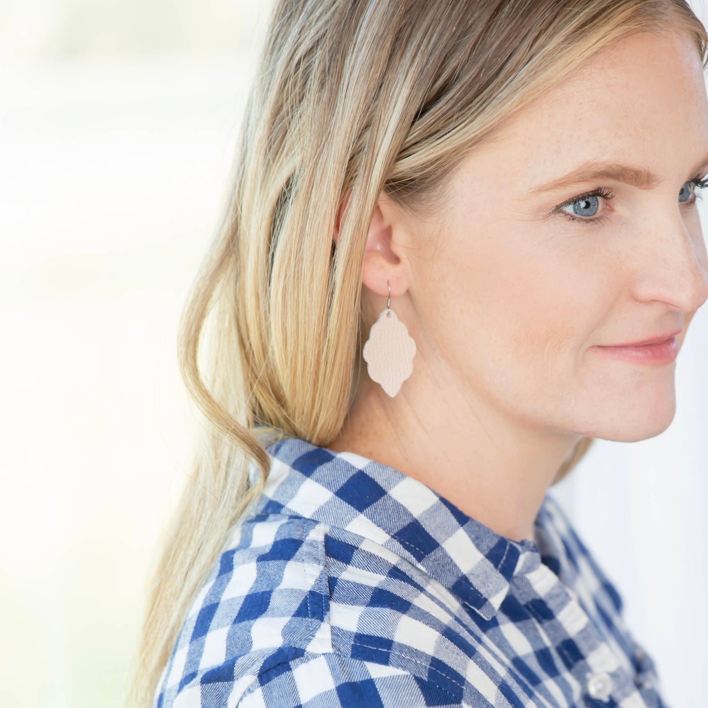 Nude Signature Leather Earring