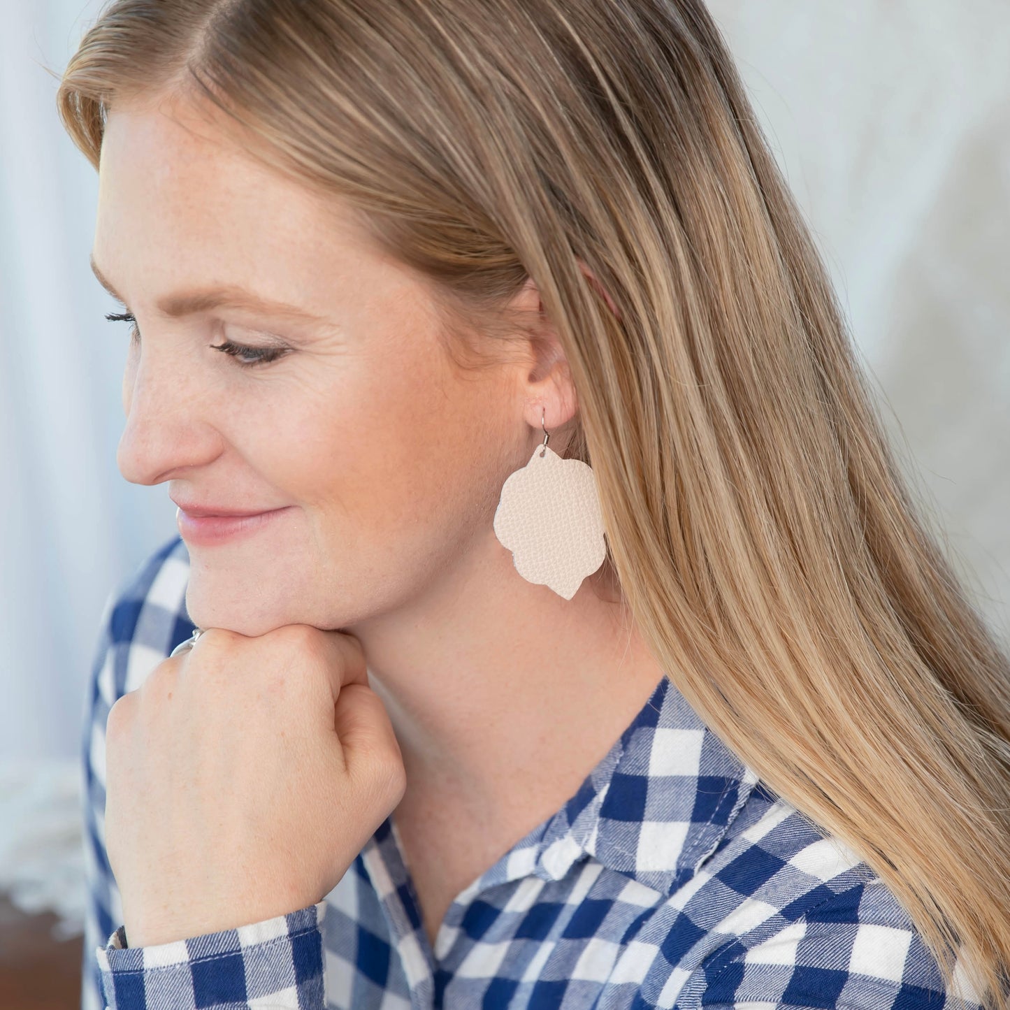 Nude Signature Leather Earring