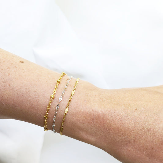 Double Chain | Anklet or Bracelet