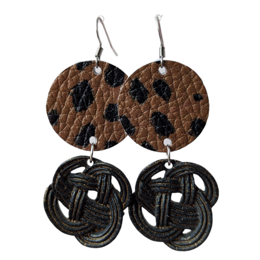 Cheetah Drop Earring