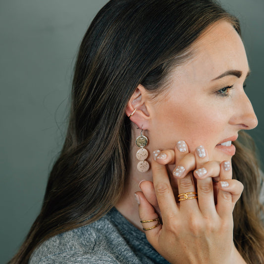 Gold Cubic Zirconia Ear Cuff