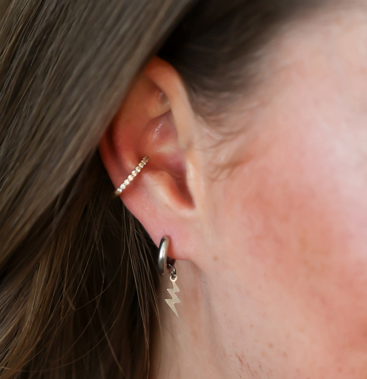 SILVER Huggie Hoop Earrings  | NEW STYLE