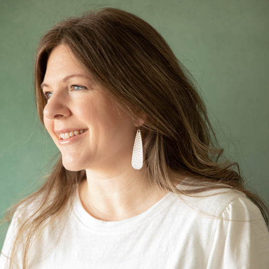 Champagne Tear Drop Earring