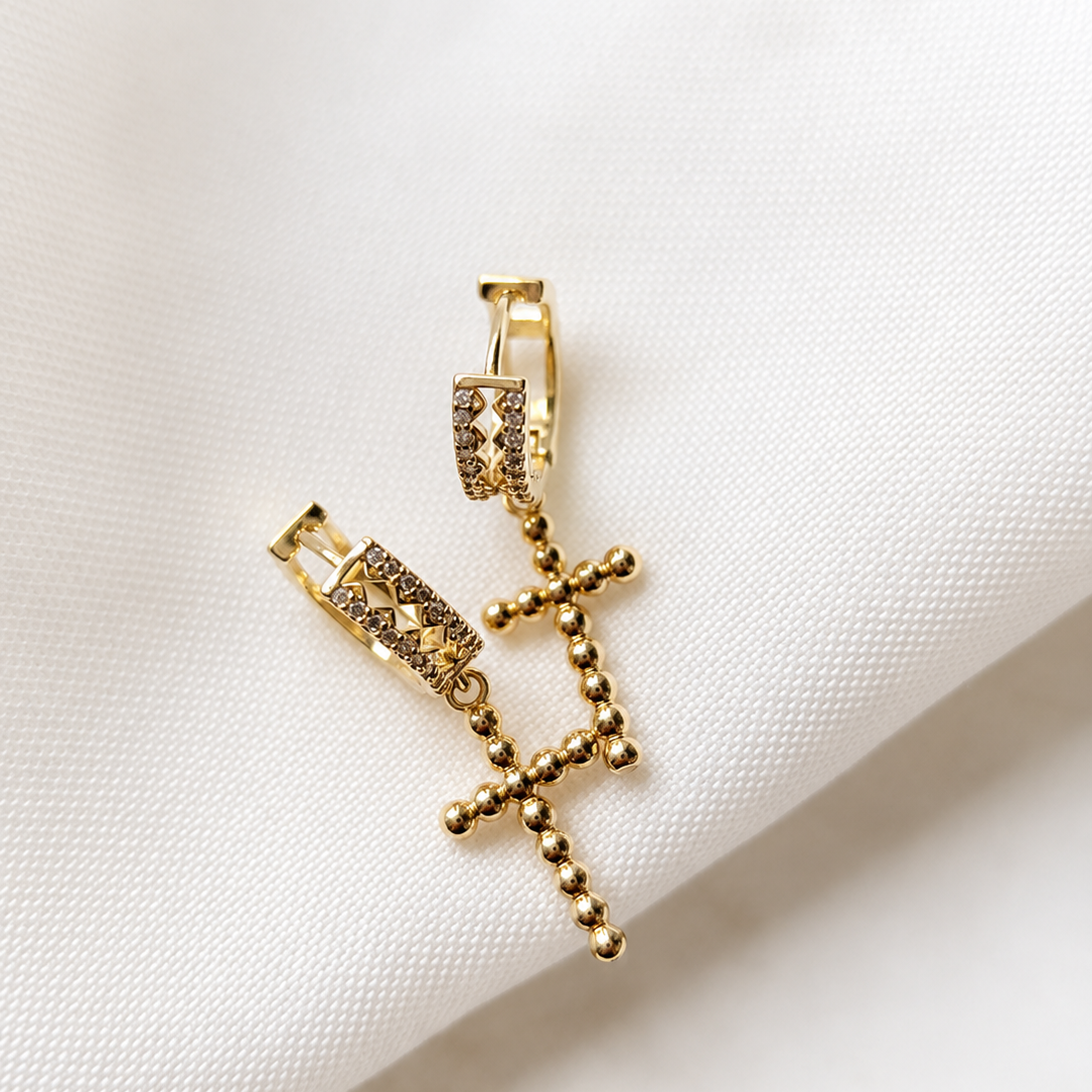 Demi Huggie Hoop | Gold