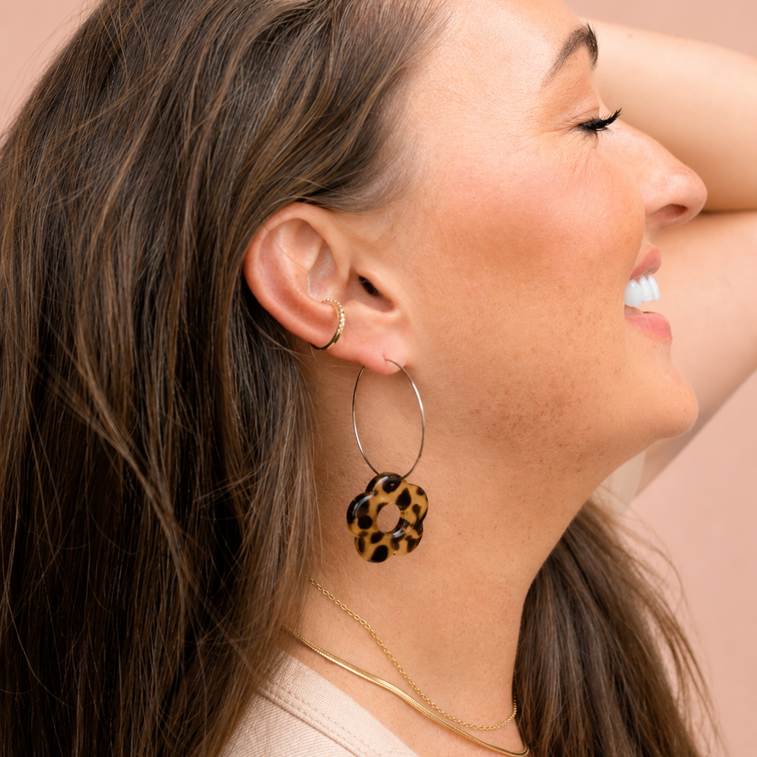 PRE-ORDER  Michelle Hoop Earring